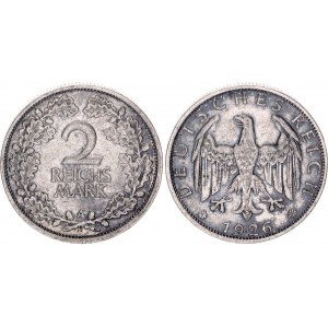 Germany - Weimar Republic 2 Reichsmark 1926 A