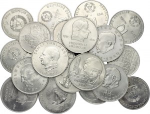 Germany - DDR Lot of 21 Coins 1971 - 1990