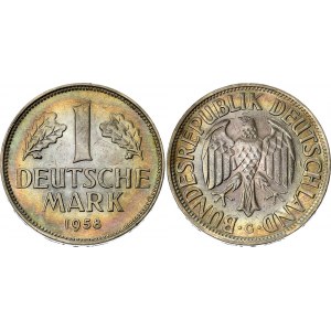 Germany - FRG 1 Deutsche Mark 1958 G