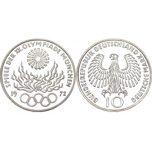 Germany - FRG 10 Deutsche Mark 1972 G