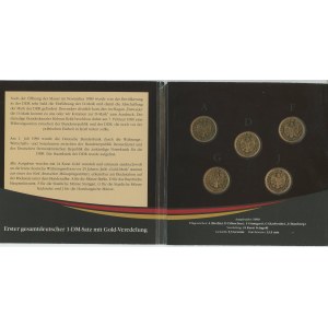 Germany - FRG Annual Coin Set of 5 Coins 1990