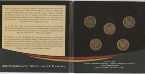 Germany - FRG Annual Coin Set of 5 Coins 1990