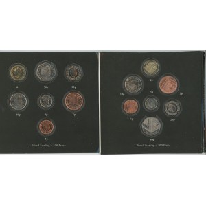 Great Britain Coin Set of 14 Coins 2007 - 2008
