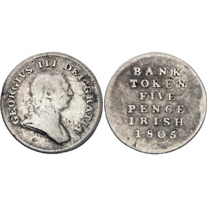 Ireland Bank of Ireland Token 5 Pence 1805
