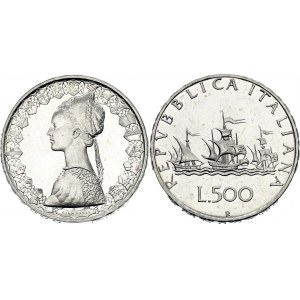 Italy 500 Lire 1968 R