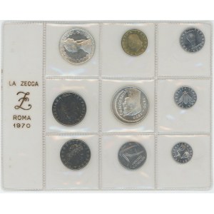 Italy Annual Coin Set 1970 R