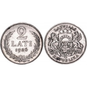 Latvia 2 Lati 1926