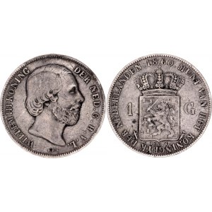 Netherlands 1 Gulden 1860