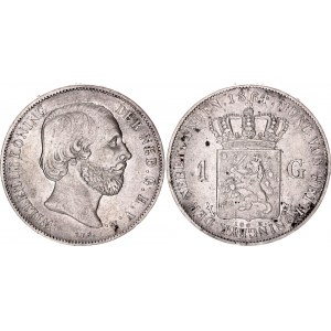 Netherlands 1 Gulden 1864