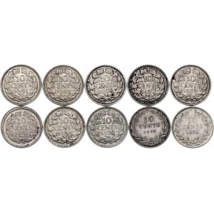 Netherlands 10 x 10 Cents 1878 - 1941