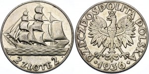 Poland 2 Zlote 1936