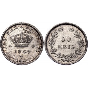 Portugal 50 Reis 1889