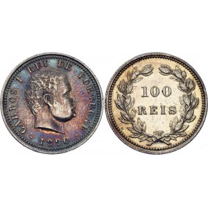 Portugal 100 Reis 1890