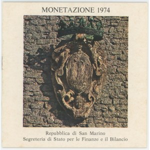 San Marino Annual Coin Set 1974