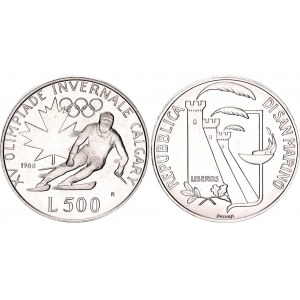 San Marino 500 Lire 1988 R