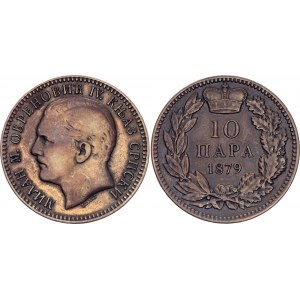 Serbia 10 Para 1879