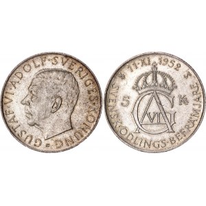 Sweden 5 Kronor 1952 TS