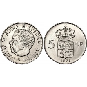 Sweden 5 Kronor 1971 U