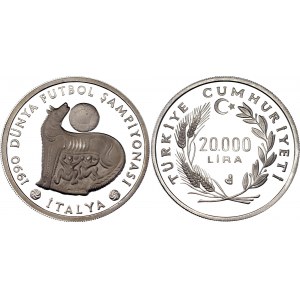 Turkey 20000 Lira 1990