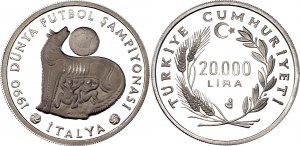 Turkey 20000 Lira 1990