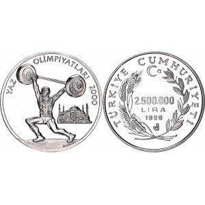 Turkey 2500000 Lira 1998