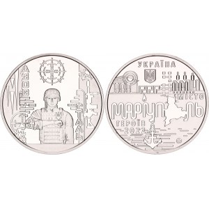 Ukraine Commemorative Medal City of Heroes - Mariupol 2022