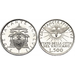 Vatican 500 Lire 1958