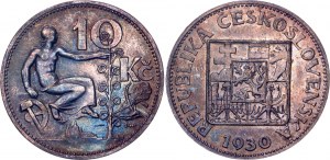 Czechoslovakia 10 Korun 1930
