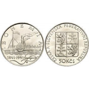 Czechoslovakia 50 Korun 1991