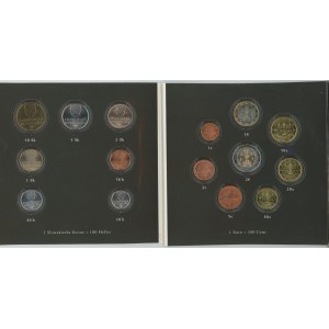 Slovakia Coin Set of 15 Coins 2007 - 2009 Switching to Euro