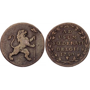 Austrian Netherlands 2 Liards / 2 Oorden 1790 Insurrection Coinage