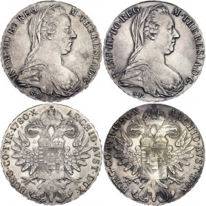 Austria 2 x 1 Taler 1780 SF Restrike