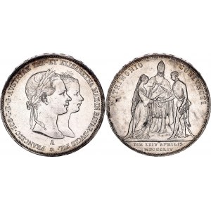 Austria 2 Gulden 1854 A