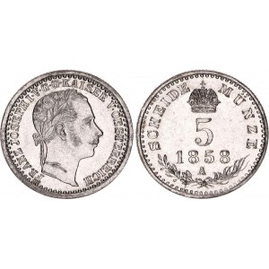 Austria 5 Kreuzer 1858 A