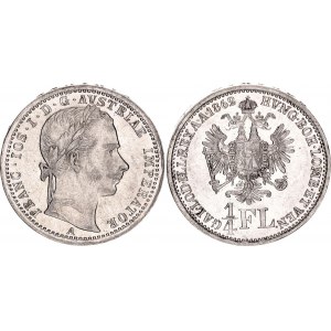 Austria 1/4 Florin 1862 A