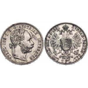 Austria 1 Florin 1881