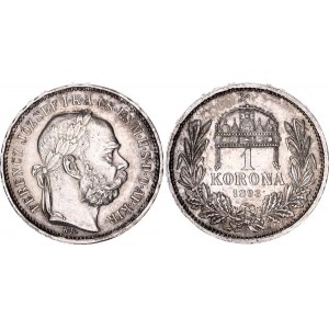 Hungary 1 Korona 1893 KB