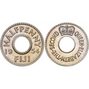 Fiji 1/2 Penny 1954
