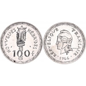New Hebrides 100 Francs 1966