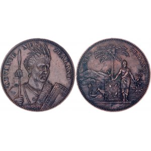New Zealand 1 Penny 1857 Milner & Thompson - Christchurch