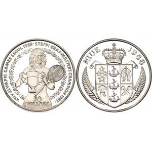 Niue 50 Dollars 1988