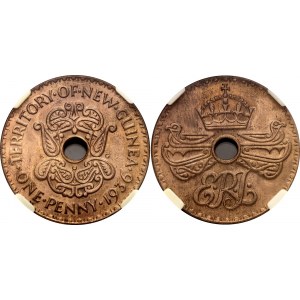 Papua New Guinea 1 Penny 1936 CCG MS63