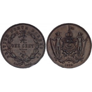 British North Borneo 1 Cent 1889 H