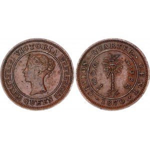 Ceylon 1/4 Cent 1870