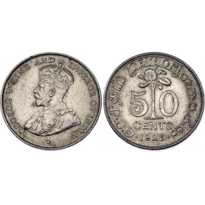 Ceylon 50 Cents 1926