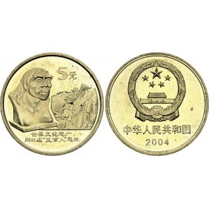 China Republic 5 Yuan 2004