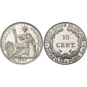 French Indochina 10 Centimes 1937