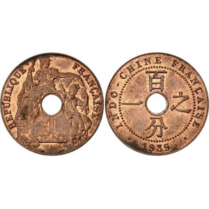 French Indochina 1 Centime 1939 A