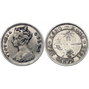 Hong Kong 10 Cents 1893