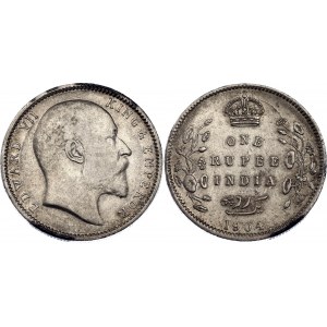 British India 1 Rupee 1904